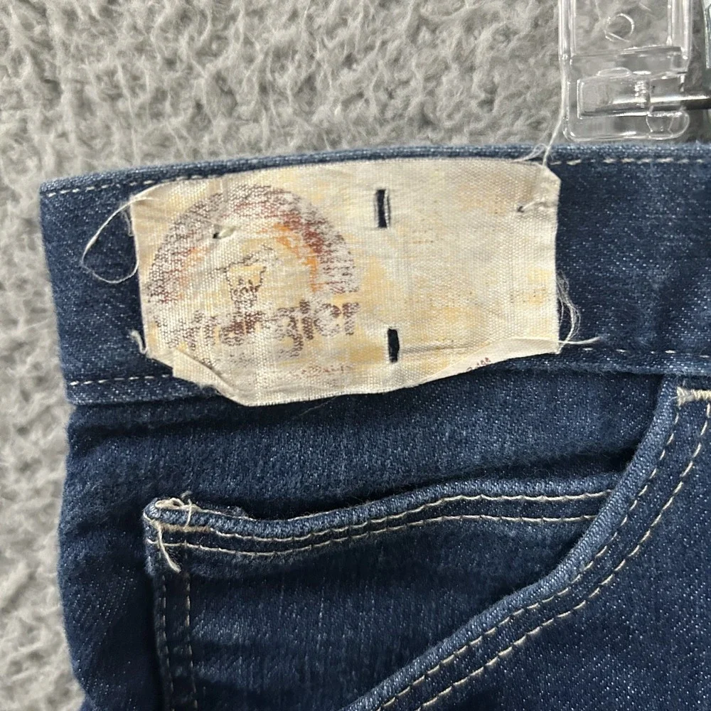 Vintage Wrangler Jeans Mens 40x32 Blue Denim Indigo Boot Cut 70s 80s Made In USA